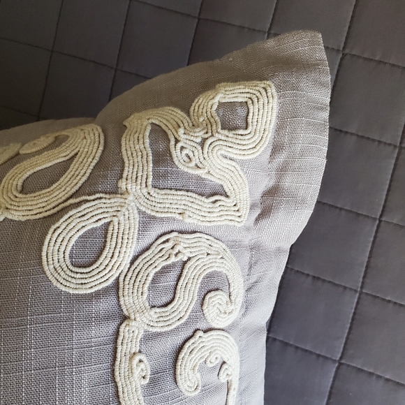 Pier 1 Grey Accent Pillows - Picture 2 of 4